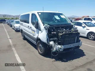 2020 Ford Transit Passenger XL with VIN 1FMZK1Y89LKB17761, listed as a IAAI auction lot 39455768 with 73,654 mi miles and . Bid and sale history available at DreamBid. Image 1.