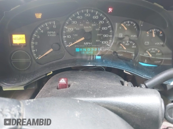 2002 Chevrolet Tahoe Z71 with VIN 1GNEK13Z22R234274, listed as a IAAI auction lot 41543866 with 191,848 mi miles. Bid and sale history available at carsss.com. Image 7.
