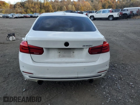 2017 BMW 3 Series 340i with VIN WBA8B3G54HNU35065, listed as a Copart auction lot 77381774 with Not Provided miles and Salvage Title. Bid and sale history available at DreamBid. Image 6.