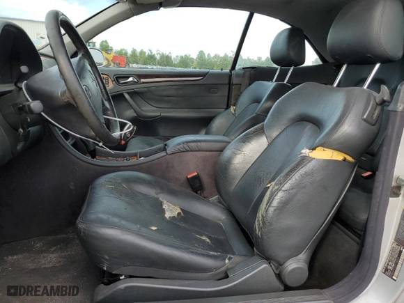 2003 Mercedes-Benz CLK-Class 3.2L with VIN WDBLK65G23T135336, listed as a Copart auction lot 73281474 with 146,750 mi miles and Salvage Title. Bid and sale history available at carsss.com. Image 7.