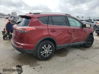 2018 Toyota RAV4 LE with VIN 2T3ZFREV0JW518900, listed as a Copart auction lot 50842655 with 0 mi miles and Salvage Title. Bid and sale history available at carsss.com. Image 3.
