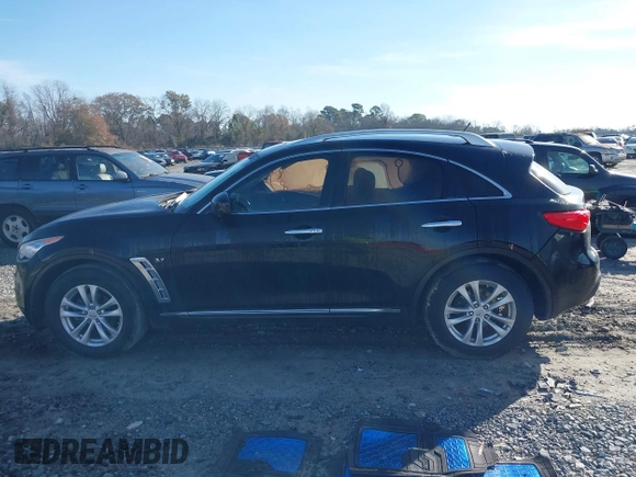 2014 Infiniti QX70 with VIN JN8CS1MU2EM451932, listed as a IAAI auction lot 41439834 with 125,781 mi miles and . Bid and sale history available at DreamBid. Image 14.