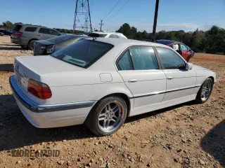 2001 BMW 7 Series 740iA with VIN WBAGG83421DN82147, listed as a Copart auction lot 75760544 with 0 mi miles and Clean Title. Bid and sale history available at carsss.com. Image 3.