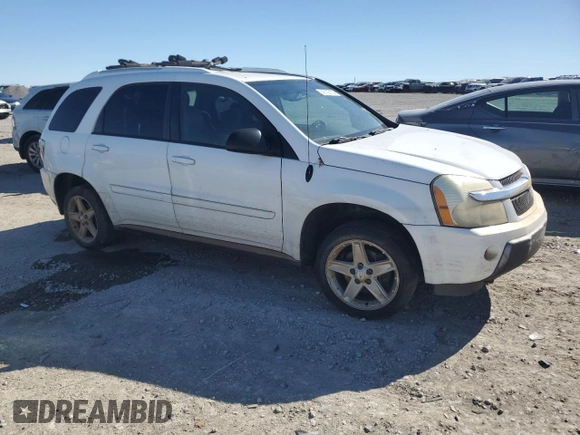 2005 Chevrolet Equinox LT with VIN 2CNDL63F556126778, listed as a Copart auction lot 46102105 with 0 mi miles and Salvage Title. Bid and sale history available at carsss.com. Image 4.