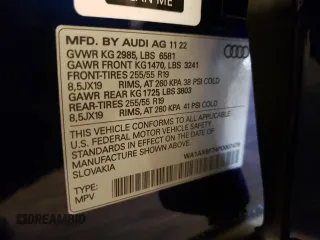 2023 Audi Q7 Premium with VIN WA1AXBF74PD007479, listed as a Copart auction lot 63156033 with 1,042 mi miles and . Bid and sale history available at DreamBid. Image 14.