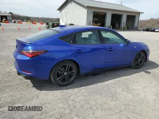 2023 Acura Integra w/A-Spec Package with VIN 19UDE4H37PA018431, listed as a Copart auction lot 49478415 with 15,168 mi miles and Salvage Title. Bid and sale history available at DreamBid. Image 3.