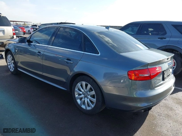 2015 Audi A4 Premium with VIN WAUBFAFL0FN043664, listed as a IAAI auction lot 41944087 with 161,608 mi miles. Bid and sale history available at carsss.com. Image 3.