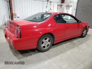 2005 Chevrolet Monte Carlo LT with VIN 2G1WX12K759266230, listed as a Copart auction lot 80693544 with 106,362 mi miles and Clean Title. Bid and sale history available at carsss.com. Image 3.
