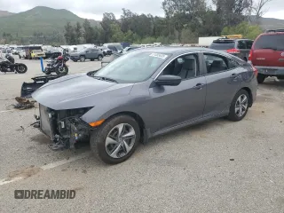2019 Honda Civic Sedan LX with VIN 2HGFC2F63KH568820, listed as a Copart auction lot 51085635 with 50,759 mi miles and Salvage Title. Bid and sale history available at carsss.com. Image 1.