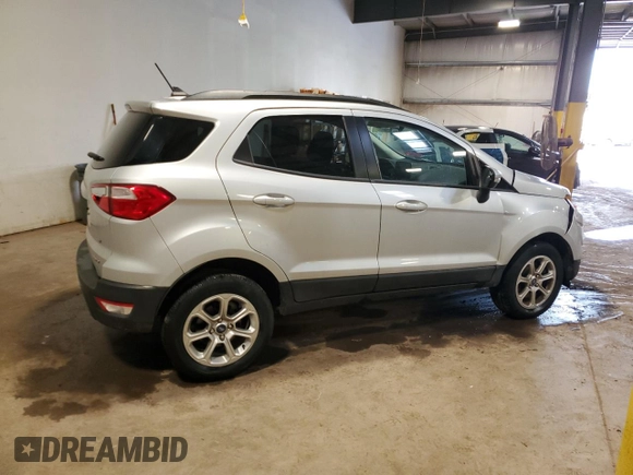 2021 Ford EcoSport SE with VIN MAJ6S3GL0MC402777, listed as a Copart auction lot 58030075 with 33,496 mi miles and Salvage title. Bid and sale history available at DreamBid. Image 3.