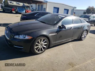 2012 Jaguar XJ with VIN SAJWA1CB7CLV33879, listed as a Copart auction lot 88708995 with Not Provided miles and Salvage Title. Bid and sale history available at DreamBid. Image 1.