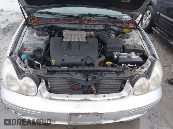 2003 Hyundai Sonata GLS with VIN KMHWF35H23A765892, listed as a IAAI auction lot 41744716 with 96,698 mi miles. Bid and sale history available at carsss.com. Image 10.