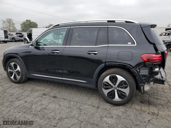 2024 Mercedes-Benz GLB with VIN W1N4M4GB6RW351888, listed as a Copart auction lot 50618555 with 10,676 mi miles and Salvage Title. Bid and sale history available at carsss.com. Image 2.