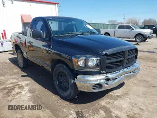 2007 Dodge 1500 ST with VIN 1D7HA16K17J556973, listed as a IAAI auction lot 41712515 with 167,651 mi miles. Bid and sale history available at carsss.com. Image 1.