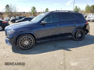 2022 Mercedes-Benz GLE 450 with VIN 4JGFB5KB4NA705414, listed as a Copart auction lot 49612345 with 26,219 mi miles and Salvage title. Bid and sale history available at DreamBid. Image 1.