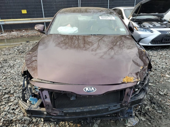 2014 Kia Optima EX with VIN 5XXGN4A70EG332268, listed as a Copart auction lot 86608734 with 153,488 mi miles and Salvage Title. Bid and sale history available at carsss.com. Image 5.