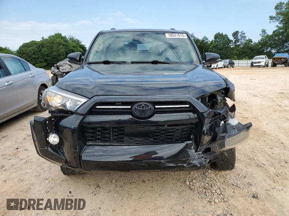 2020 Toyota 4Runner SR5 with VIN JTEBU5JR6L5753722, listed as a Copart auction lot 58841615 with 90,985 mi miles and Salvage title. Bid and sale history available at DreamBid. Image 5.