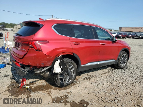 2023 Hyundai Santa Fe Hybrid SEL Premium with VIN 5NMS3DA12PH003474, listed as a Copart auction lot 69751374 with 18,316 mi miles and Salvage Title. Bid and sale history available at carsss.com. Image 3.