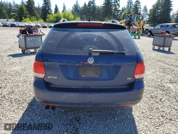 2014 Volkswagen Jetta TDI w/Sunroof with VIN 3VWPL7AJ8EM605861, listed as a Copart auction lot 58864235 with 128,667 mi miles and Salvage title. Bid and sale history available at DreamBid. Image 6.