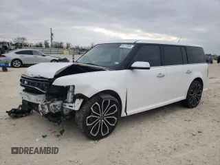 2018 Ford Flex Limited with VIN 2FMGK5D89JBA09846, listed as a Copart auction lot 44117955 with 95,989 mi miles and Salvage Title. Bid and sale history available at carsss.com. Image 1.