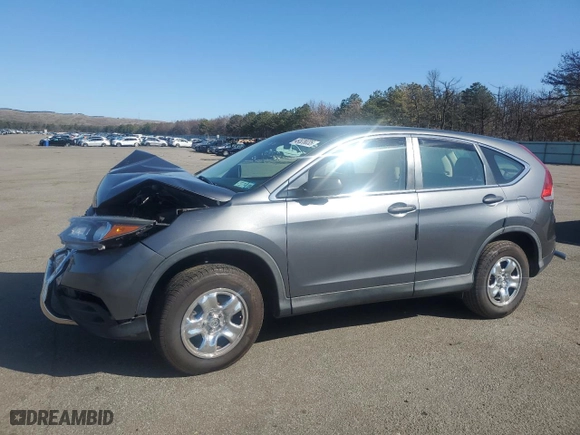 2013 Honda CR-V LX with VIN 2HKRM4H33DH643145, listed as a Copart auction lot 49528035 with 33,695 mi miles and Salvage Title. Bid and sale history available at carsss.com. Image 1.