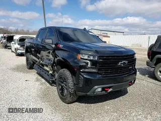 2021 Chevrolet Silverado 1500 LT Trail Boss with VIN 1GCPYFEL6MZ388043, listed as a Copart auction lot 48032035 with 76,082 mi miles and Salvage Title. Bid and sale history available at DreamBid. Image 13.