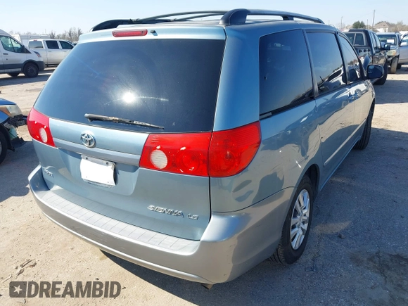 2008 Toyota Sienna CE with VIN 5TDZK23C78S214012, listed as a IAAI auction lot 41633530 with 160,428 mi miles and . Bid and sale history available at DreamBid. Image 4.