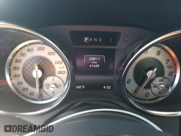 2015 Mercedes-Benz SLK-Class SLK 250 with VIN WDDPK4HA8FF096923, listed as a Copart auction lot 74031224 with 41,658 mi miles and Salvage Title. Bid and sale history available at carsss.com. Image 9.