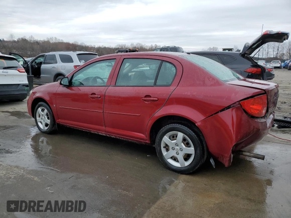2008 Chevrolet Cobalt LT with VIN 1G1AL58F387150424, listed as a Copart auction lot 51049905 with 75,055 mi miles and Salvage Title. Bid and sale history available at DreamBid. Image 2.