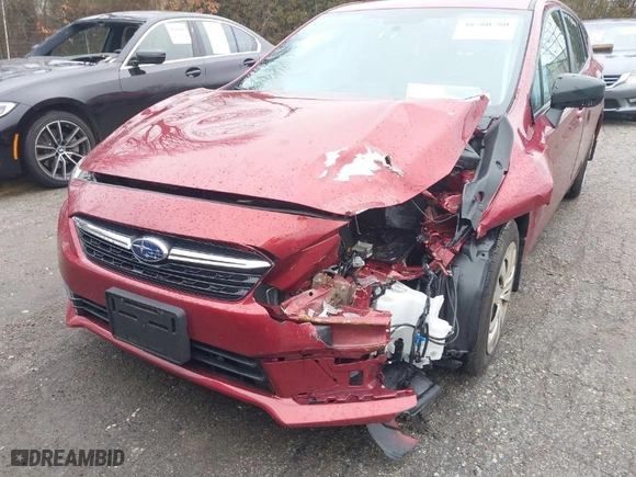 2022 Subaru Impreza with VIN 4S3GTAB63N3728561, listed as a IAAI auction lot 38580780 with 6,320 mi miles. Bid and sale history available at carsss.com. Image 6.
