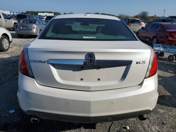 2012 Lincoln MKS with VIN 1LNHL9DR0CG802997, listed as a Copart auction lot 72217704 with 186,296 mi miles and Salvage Title. Bid and sale history available at carsss.com. Image 6.
