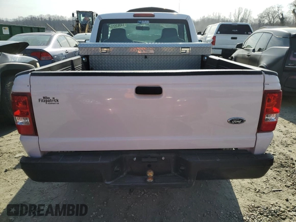 2006 Ford Ranger XL with VIN 1FTYR10D86PA81542, listed as a Copart auction lot 44063525 with 63,845 mi miles and Salvage Title. Bid and sale history available at DreamBid. Image 6.