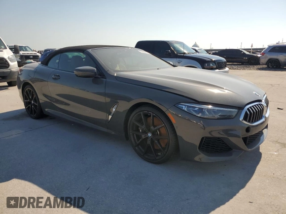 2022 BMW 8 Series 840i with VIN WBADZ2C08NCJ12305, listed as a Copart auction lot 72503114 with 26,817 mi miles and Salvage Title. Bid and sale history available at carsss.com. Image 4.
