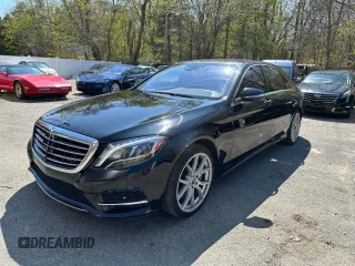 2015 Mercedes-Benz S 550 with VIN WDDUG8CB5FA129871, listed as a Copart auction lot 55213305 with 110,748 mi miles and Clean Title. Bid and sale history available at carsss.com. Image 2.