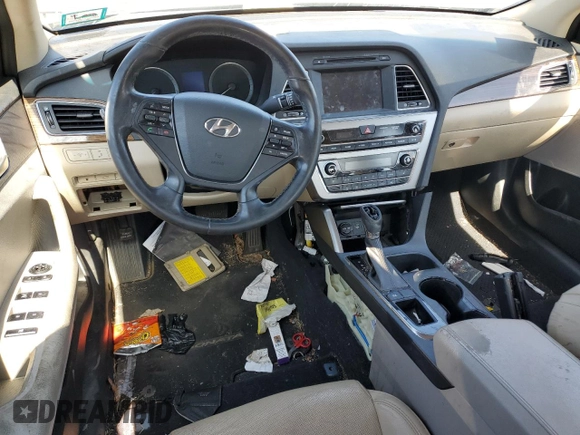 2017 Hyundai Sonata Sport with VIN 5NPE34AF3HH507657, listed as a Copart auction lot 50701345 with Not Provided miles and Salvage Title. Bid and sale history available at DreamBid. Image 8.