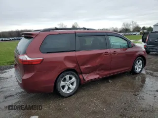 2015 Toyota Sienna LE AAS with VIN 5TDKK3DCXFS537375, listed as a Copart auction lot 51580235 with 77,389 mi miles and Salvage Title. Bid and sale history available at carsss.com. Image 3.