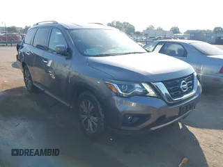 2018 Nissan Pathfinder Platinum with VIN 5N1DR2MM8JC637360, listed as a IAAI auction lot 42549095 with 93,585 mi miles and . Bid and sale history available at DreamBid. Image 1.