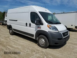2019 Ram ProMaster Cargo with VIN 3C6TRVDG4KE543649, listed as a Copart auction lot 53811635 with 233,230 mi miles and Clean Title. Bid and sale history available at DreamBid. Image 4.