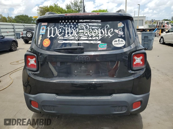 2017 Jeep Renegade Latitude z VIN ZACCJABB1HPF11687, wystawiony jako Copart lot #61674955 z przebiegiem 155 295 mil mil oraz Czysty tytuł • Clean title. Historia ofert i sprzedaży dostępna na DreamBid. Obrazek 6.