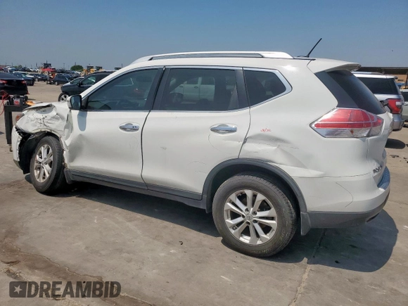 2016 Nissan Rogue SV z VIN KNMAT2MV9GP670421, wystawiony jako Copart lot #57445215 z przebiegiem 165 621 mil mil oraz Szkoda całkowita • Salvage title. Historia ofert i sprzedaży dostępna na DreamBid. Obrazek 2.