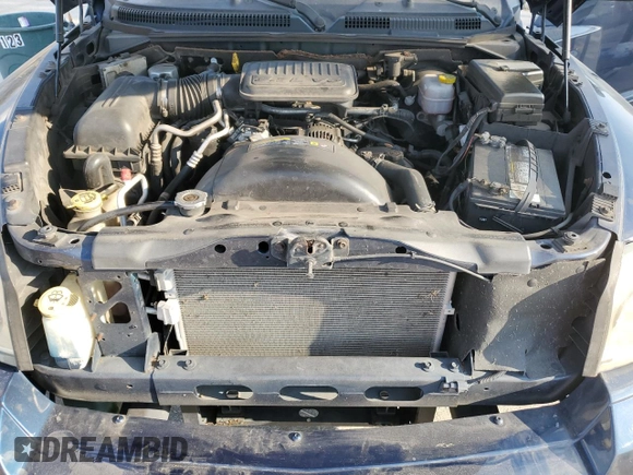 2007 Dodge Dakota SLT with VIN 1D7HE48K97S181024, listed as a Copart auction lot 44244355 with 110,016 mi miles and Salvage Title. Bid and sale history available at DreamBid. Image 12.