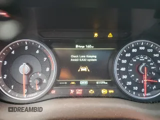 2020 Genesis G70 3.3T with VIN KMTG34LE6LU050968, listed as a Copart auction lot 66032294 with 61,179 mi miles and Salvage Title. Bid and sale history available at DreamBid. Image 9.