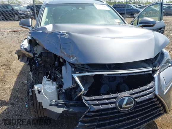 2019 Lexus NX with VIN JTJBARBZ0K2182616, listed as a IAAI auction lot 42097649 with 61,507 mi miles. Bid and sale history available at carsss.com. Image 6.