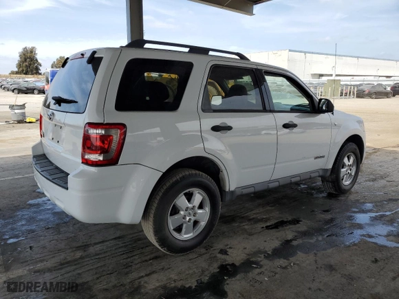 2008 Ford Escape XLT with VIN 1FMCU03148KD90604, listed as a Copart auction lot 53515635 with 185,870 mi miles and Clean Title. Bid and sale history available at carsss.com. Image 3.