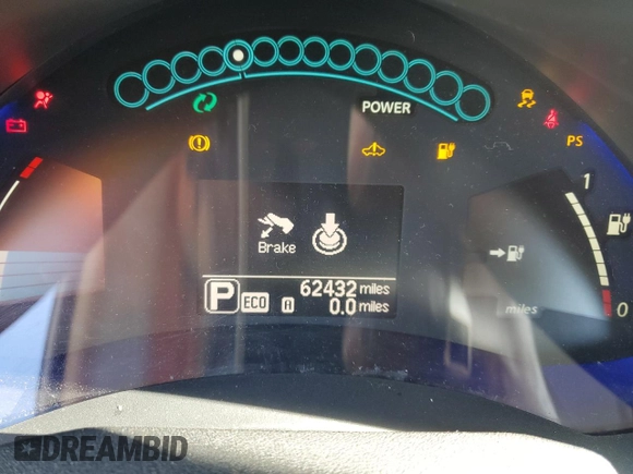 2016 Nissan LEAF S with VIN 1N4BZ0CP3GC314800, listed as a Copart auction lot 73349453 with 62,432 mi miles and . Bid and sale history available at DreamBid. Image 9.