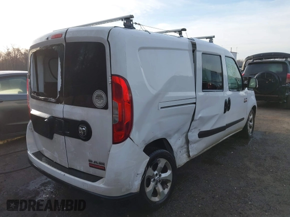 2018 Ram ProMaster City Cargo Van Tradesman SLT with VIN ZFBERFBB7J6H77745, listed as a IAAI auction lot 40864789 with 179,657 mi miles. Bid and sale history available at carsss.com. Image 6.