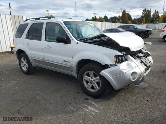 2007 Ford Escape Hybrid with VIN 1FMCU59HX7KB98751, listed as a Copart auction lot 76145834 with 133,185 mi miles and Salvage Title. Bid and sale history available at carsss.com. Image 4.