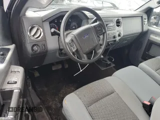 2013 Ford F-250 XL with VIN 1FTBF2B68DEA82735, listed as a Copart auction lot 58543855 with 106,710 mi miles and Salvage title. Bid and sale history available at DreamBid. Image 8.