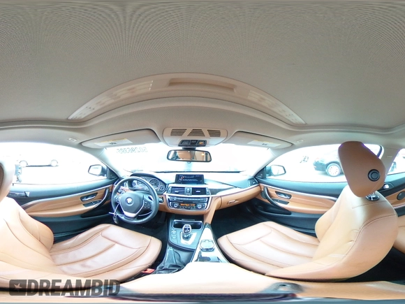 2015 BMW 4 Series 428i xDrive with VIN WBA3N5C54FK198577, listed as a Copart auction lot 50296395 with 56,607 mi miles and Salvage Title. Bid and sale history available at carsss.com. Image 12.