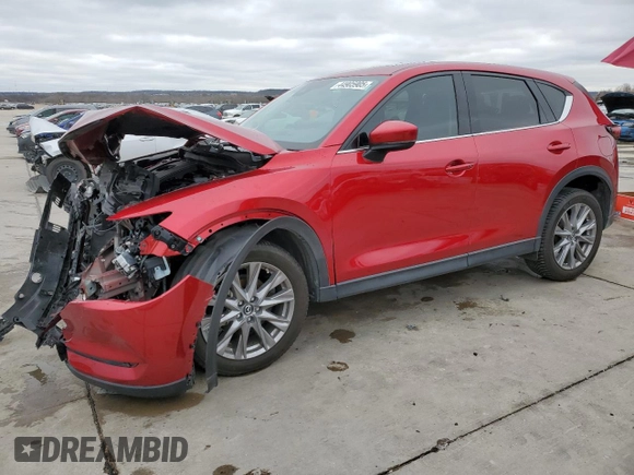2020 Mazda CX-5 Grand Touring with VIN JM3KFADM7L0797384, listed as a Copart auction lot 44905905 with 41,571 mi miles and Salvage Title. Bid and sale history available at carsss.com. Image 1.